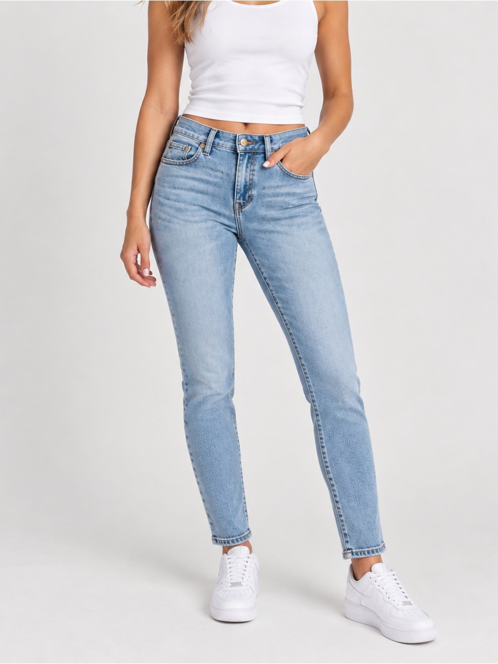 True Religion Jennie Curvy Mid Rise Super Skinny Women’s 33 Casual Classic Jeans